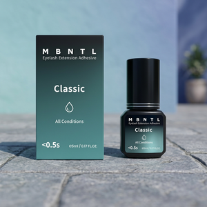 กาวต่อขนตา MBNTL ผลิตในเกาหลี ชนิดน้ำ-สต็อกในคลังสินค้า-0.5s HQ ปราศจากการทดลองกับสัตว์ มังสวิรัติ กันน้ำ ติดทนนาน 8 สัปดาห์ - Product Image 1
