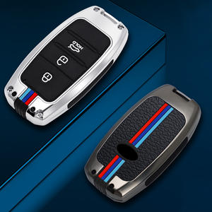 Vente en gros de <span class=keywords><strong>porte</strong></span>-clés de voiture OEM en alliage de zinc + étui de protection de clé de voiture en silicone avec <span class=keywords><strong>porte</strong></span>-clés en métal pour <span class=keywords><strong>Kia</strong></span> - Product Image 3