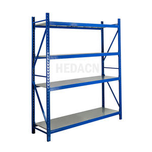 ชั้นวางของอุตสาหกรรมแบบไม่มีสลักเกลียว4ชั้นชั้นชั้นเหล็กทนทาน - Product Image 4