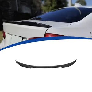 Sıcak satış araba arka dudak Spoiler ABS malzeme Fiber BMW için rüzgarlık serisi 3 F30 CS