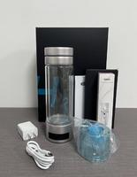 Générateur d'eau hydrogénée portable 9000 PPb, bouteille de 260 ml en verre avec source d'alimentation USB/batterie pour usage domestique