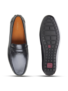 Mocasines de cuero para hombre, zapatos sin cordones, calzado informal de negocios de primera calidad, calzado de oficina, cuero genuino suave, fabricante mayorista - Product Image 5