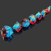 Ensemble de dés DND pour fêtes - Dés polyédriques en résine en vrac pour les soirées de jeux de rôle et les cadeaux