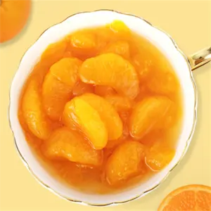 Frutas enlatadas, comida enlatada de naranja mandarín