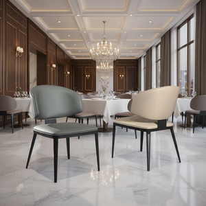 Silla <span class=keywords><strong>de</strong></span> Comedor Moderna <span class=keywords><strong>de</strong></span> Cuero Blanco, Diseño Ecológico, Patas <span class=keywords><strong>de</strong></span> Metal, para Hogar, Hotel, Restaurante, Villa, Oficina, <span class=keywords><strong>Bodega</strong></span>, Parque - Product Image 6