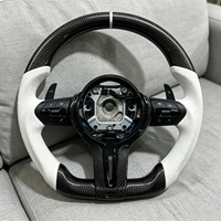 En stock, volant de voiture en fibre de carbone adapté aux BMW F10 F30 F01 F16 F20 F36 F22 F31M3 F80 M4 M6 X5 F15 E70 E90 E60 E46