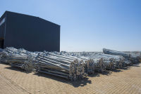 Système de montage de Pile de vis solaire poteau de terre réglable vis d'ancrage vis en acier poteau d'ancrage vis de terre ancre