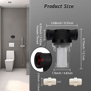 Lebih tahan Industrial Filter sedimen 1/2 "3/4" 1 "Mini dan handal pipa Prefilter tanda air seluruh rumah - Product Image 4