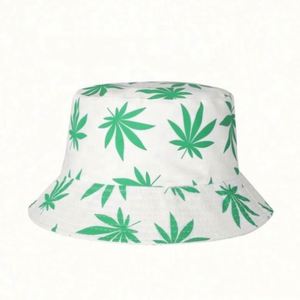 New Printed Double-sided Fisherman's <b>Hat</b> Sun Visor Personalized Custom Style Men's and Women's Fashion Bucket <b>Hats</b> - Product Image 4