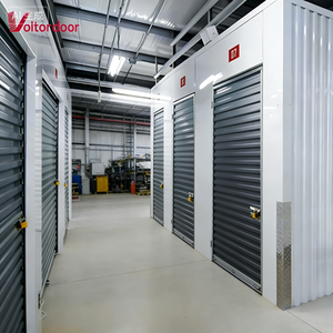 Panneau en acier galvanisé anti-corrosion, résistant aux intempéries, à glissement facile et durable pour porte enroulable d'appartement ou d'entrepôt - Product Image 1