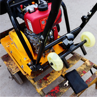 Compacteur vibrant à batterie pour chantier, plaque vibrante double sens pour béton et sol