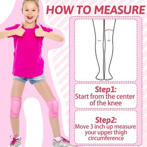 2025 OEM Best Seller fábrica al por mayor barato Color Beige seguridad baile gimnasio Yoga deporte <span class=keywords><strong>rodilleras</strong></span> <span class=keywords><strong>para</strong></span> niños - Product Image 6