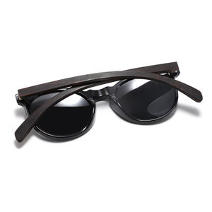 2025, venta al por mayor, gafas de sol para mujer, nueva moda, lentes polarizadas UV400, gafas de sol para hombre, gafas de sol polarizadas de templo de madera cuadradas - Product Image 6