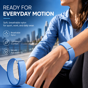 Bracelet de montre sport en nylon tressé respirant et réglable en prévente pour Google <span class=keywords><strong>Fitbit</strong></span> Air Smart Tracker - Product Image 3