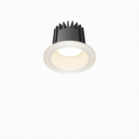 Spot LED encastrable sans cadre 12W, découpe 75mm, réflecteur incurvé ARC, anti-éblouissement, pour hôtel et villa