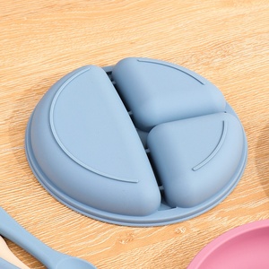 Ciotola per l'Alimentazione del Bambino dal Design Minimalista, Piatto in Silicone per l'Addestramento all'Uso delle Cucine e Piatti Supplementari - Product Image 4