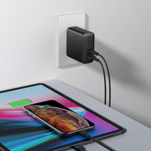 AUKEY PA-D3 USB tipo C caricatore <span class=keywords><strong>rapido</strong></span> 60W QC PD 3.0 doppia porta adattatore di alimentazione per <span class=keywords><strong>IPhone</strong></span> 14 13 Xiaomi caricatore <span class=keywords><strong>rapido</strong></span> da parete EU Plug - Product Image 5