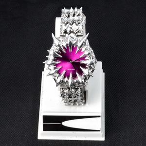 Reloj de Acero Inoxidable Personalizado para Hombre, Estilo Cyberpunk, Futurista, Ciencia Ficción, Techwear, Cyber Goth, Reloj de Moda Atrevido, Estilo Urbano - Product Image 4