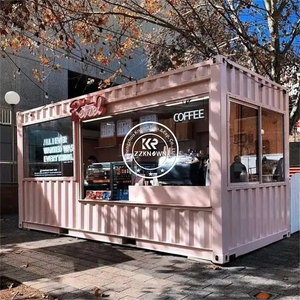 Tienda Móvil Expandible en Oferta, Contenedor Contemporáneo de 10 pies/20 pies, Bar y Cafetería Emergente, Tienda Modular Móvil - Product Image 2