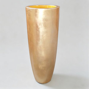 002 Urne-trophée européenne brillante <span class=keywords><strong>sur</strong></span> mesure en fibre de verre, sculpture, <span class=keywords><strong>pot</strong></span> de fleurs anti-corrosion pour l'aménagement paysager d'entrée de villa - Product Image 3