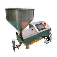 Machine de remplissage semi-automatique en acier inoxydable 304 pour purée de viande, arachides, ketchup, confiture, lotion, crème, avec pompe à rotor à servomoteur