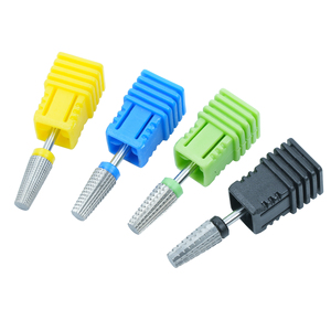 Diş laboratuar ekipmanları Tungsten çelik freze seramik tırnak matkap Bit manikür seramik için lehçe tırnak aksesuarı çıkarma - Product Image 4