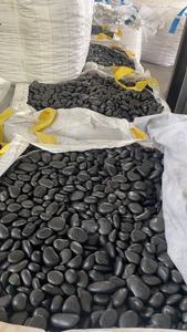 Galets naturels polis de haute qualité, noirs et blancs, <span class=keywords><strong>pour</strong></span> la décoration de paysages extérieurs, villas et jardins - Product Image 3