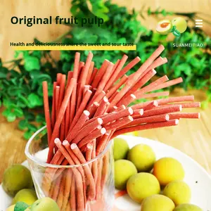 Tiras de ciruela verde seca, fruta procesada, bolsa de aperitivos saludables agridulces naturales, comida asiática china, venta al por mayor - Product Image 3