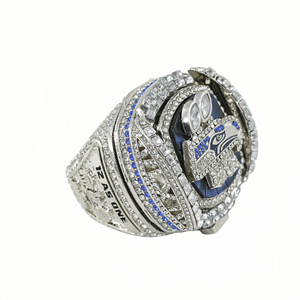 Anillo Conmemorativo del Campeonato de la NFL 2025 de los Seattle Seahawks, Diseño de Ala Abierta Convertible en Collar, Accesorio Deportivo para Hombre - Product Image 2