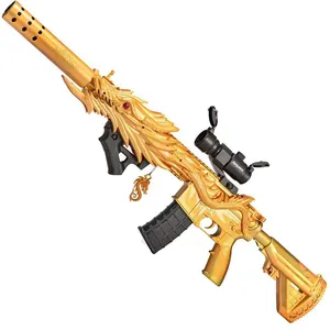 Pistola eléctrica M416 de 92CM para disparar bolas de gel y agua, juguete de pistola de hidrogel de balas de agua multiestilo para adultos, pistolas de juguete para disparar al aire libre