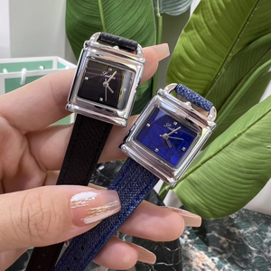 Orologio da Polso Scottie 9741 di Lusso, Nuovo Arrivo, Personalizzabile per <span class=keywords><strong>Donna</strong></span>, al Quarzo, Impermeabile, Quadrante Quadrato Colorato con Cinturino in Pelle - Product Image 2