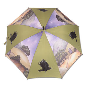Parapluie droit personnalisé durable avec logo imprimé, résistant au vent et aux UV, motif par sublimation, pour adultes, OEM ODM - Product Image 6