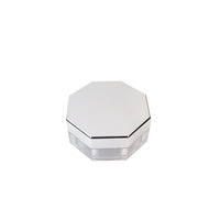 Polvo suelto octogonal de red elástica portátil, caja vacía de ajuste, caja de polvo de miel, embalaje de maquillaje