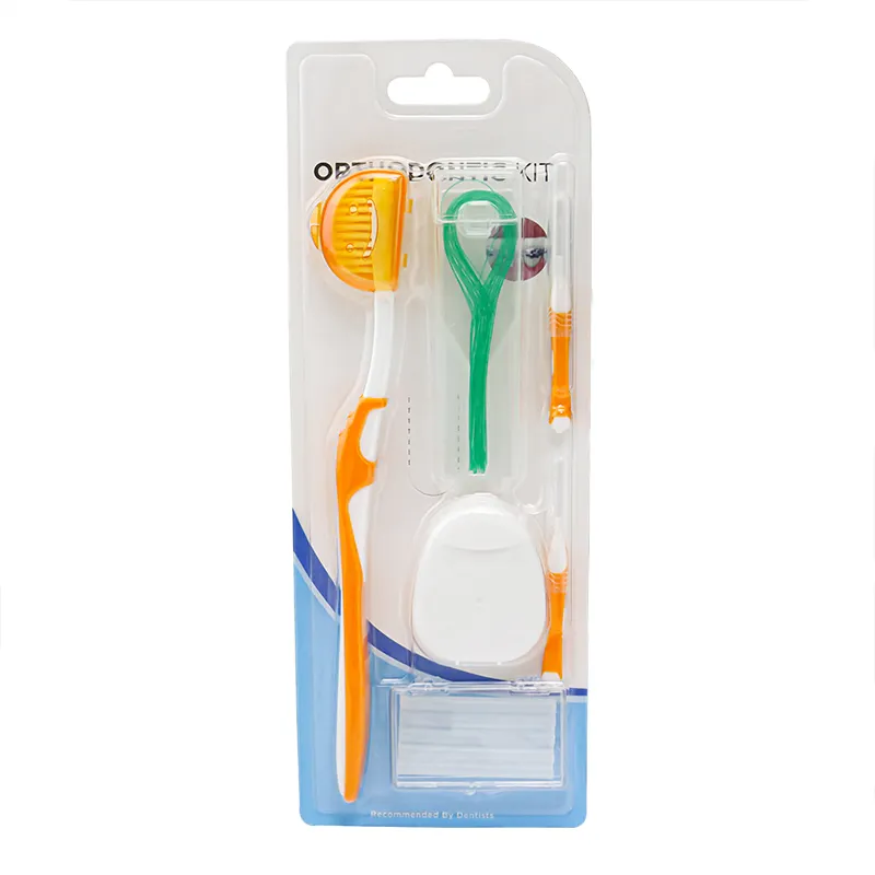 Blisterkaartpakket Orthodontische Kit Ortho Hygiëne Zorgset 6 Stuks Pakket