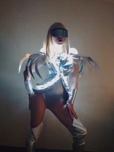 Costume de danse pour adolescentes et filles, tenue de spectacle musical à LED, pour adolescentes et enfants, nouvelle collection 2022 - Product Image 3