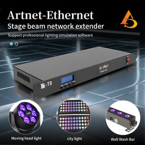 Divisor DMX AICPOSE de 8 Salidas, Decodificador de Señal DMX512, Amplificador de Señal de 8 Canales para Iluminación de Escenario - Product Image 5