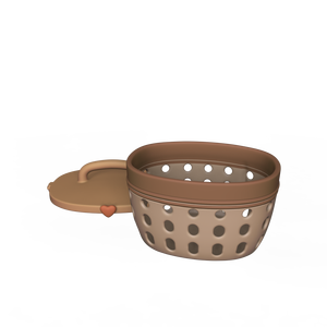 Compostador de jardín enterrado de arcilla orgánica de diseño personalizado con tapas de terracota, ecológico para exteriores. - Product Image 5