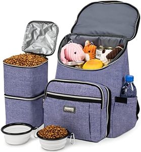 Muestra gratuita de bolsa de viaje para perros, mochila organizadora aprobada por aerolíneas con bolsillos multifunción, juego de accesorios de 25L - Product Image 1