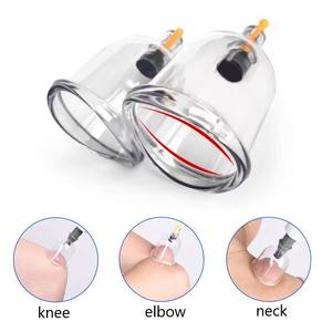 Traditionnel chinois 24 pièces tasses <span class=keywords><strong>Anti</strong></span> <span class=keywords><strong>Cellulite</strong></span> électrique ventouses ensemble vide Gua Sha ventouses thérapie avec pompe pistolet Tube d'extension - Product Image 4