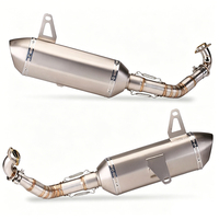 Pot d'échappement slip-on pour moto Piaggio Vespa GTS 250 GTS 300 2007-2017 2018 2019 2020, tube intermédiaire GTS300