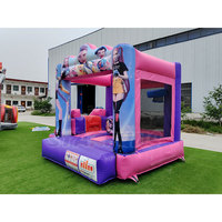 Château gonflable commercial K-POP Demon Hunters personnalisable pour fêtes d'enfants en extérieur avec souffleur – Location de château gonflable