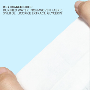 定制99% 纯水婴儿迷你湿巾无纺布无酒精湿刷新纸巾64支 - Product Image 3