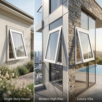 Fabricación Directa de Fábrica de Puertas Abatibles de UPVC, Puertas de Vidrio de UPVC, Puertas Interiores de UPVC y Ventanas Corredizas de UPVC
