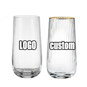 Samyo tùy chỉnh tay thổi gân Whisky nước trái cây nước Highball cốc thủy tinh uống Kính - Product Image 5