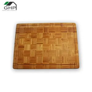 Tabla de cortar de bambú, de madera, rectangular