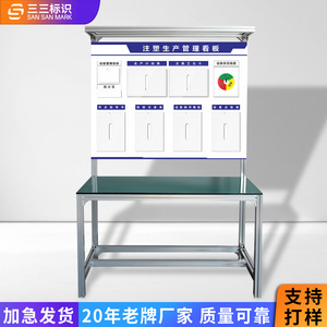 Support d'affichage UV transparent en alliage d'aluminium et acrylique avec fente pour carte, personnalisable avec logo, pour la gestion de la production - Product Image 2