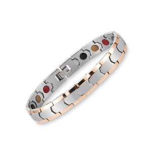 Pulsera de Tungsteno Plateado <span class=keywords><strong>para</strong></span> Parejas, con Aniones Biomagnéticos, Infrarrojo Lejano y Germanio, <span class=keywords><strong>para</strong></span> Hombres y Mujeres - Product Image 1