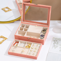 Ventes directes d'usine couvercle Transparent attrayant Durable boîte à bijoux emballage boîte-cadeau de luxe pour les cadeaux
