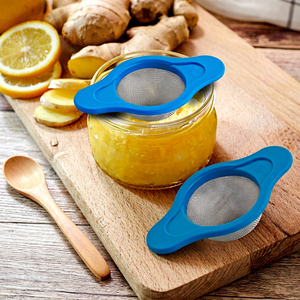 Passoire pratique Anax en acier inoxydable 304 à mailles fines, réutilisable et lavable au lave-vaisselle, outil de cuisine pour ghee, thé, thymose - Product Image 1