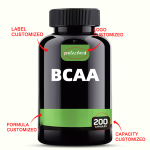 כמוסות <span class=keywords><strong>BCAA</strong></span> איכותיות ביותר עם תערובת חלבון גלוטמין לשיקום שרירים, פיתוח גוף, לפני אימון, תוספי תזונה לספורט - Product Image 2